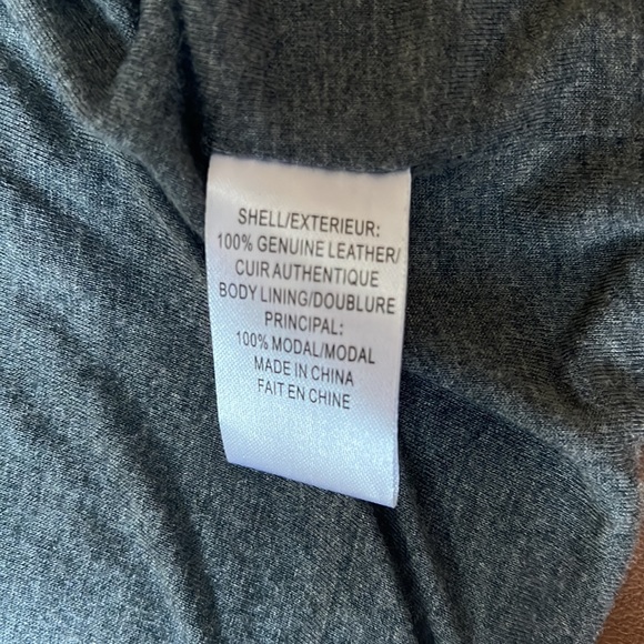 HH haute hippie Leather Jacket Size L - Picture 11 of 16